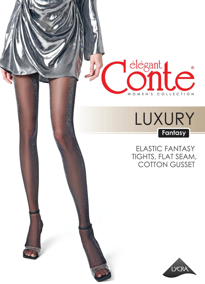 Фантазийные Колготки с люрексом Conte Luxury