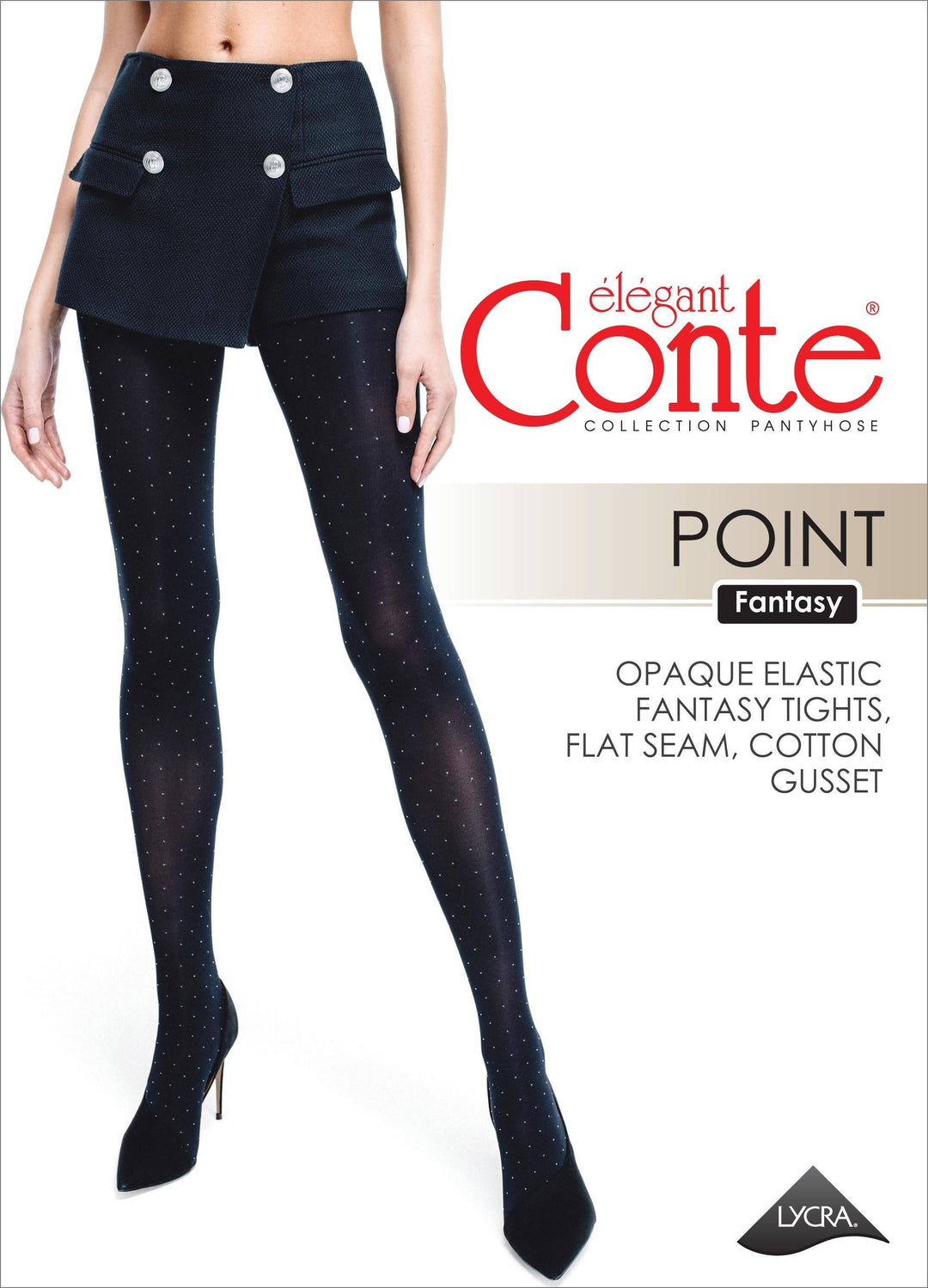 Fantasy Tights Conte Point - Dot Pattern