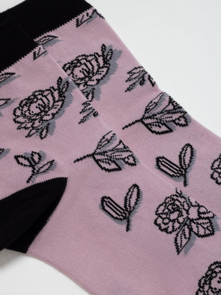 Conte Cotton Socks Classic - 435 Flowers With Shadow