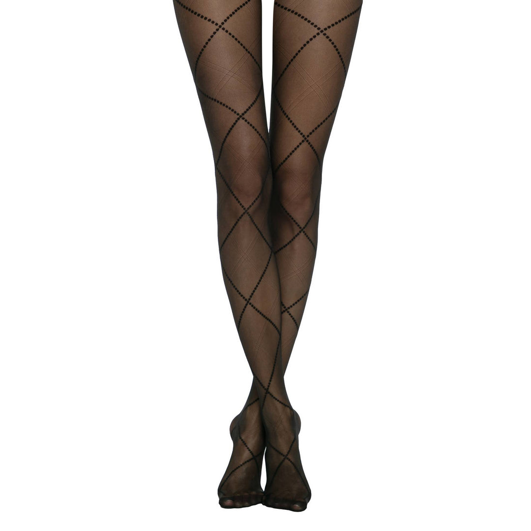 Fantasy Tights Conte Galerie - Lace-Up Imitation