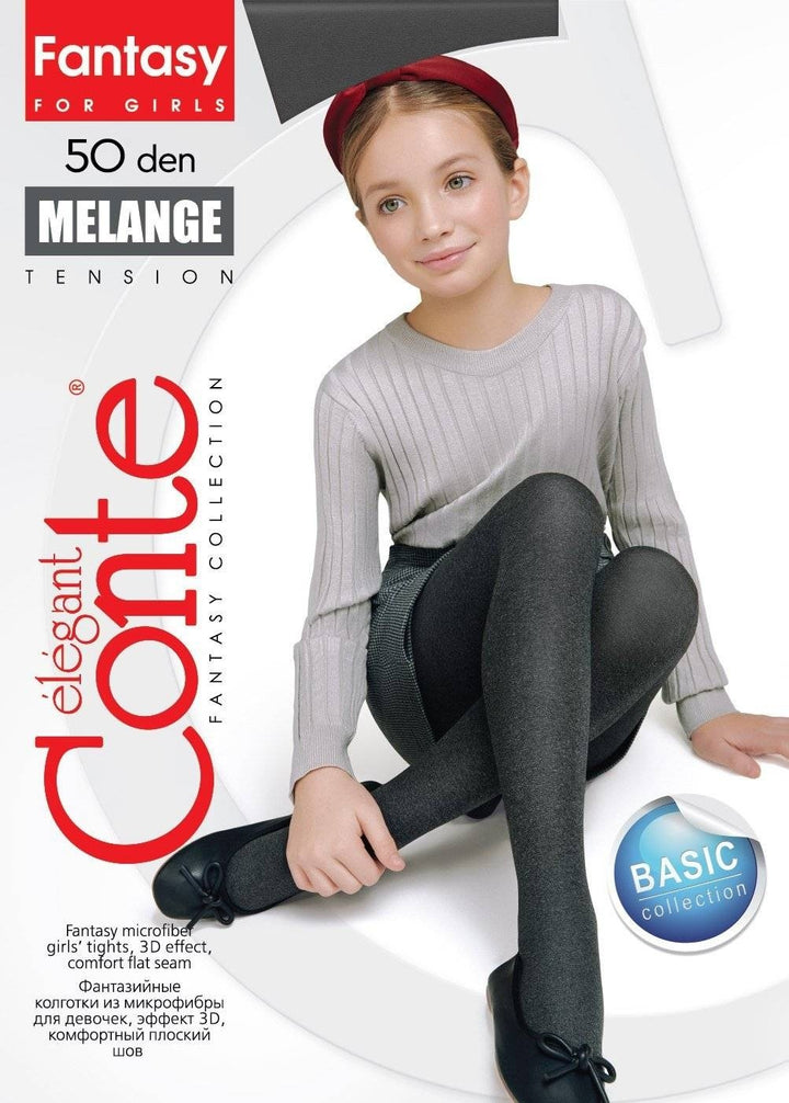 Conte Tights for girls - Melange 50 Den
