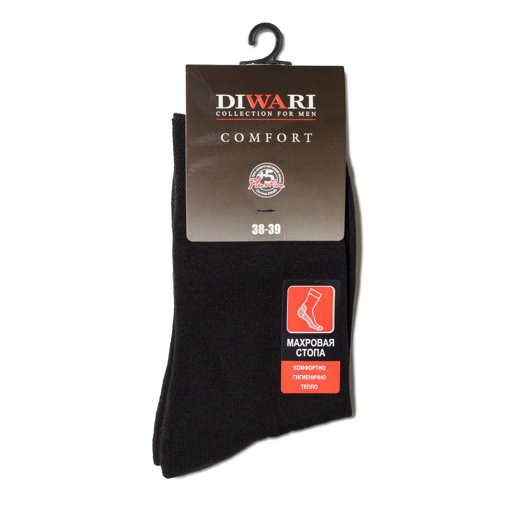 Хлопковые носки мужские с махровой стопой Conte Diwari Comfort 000