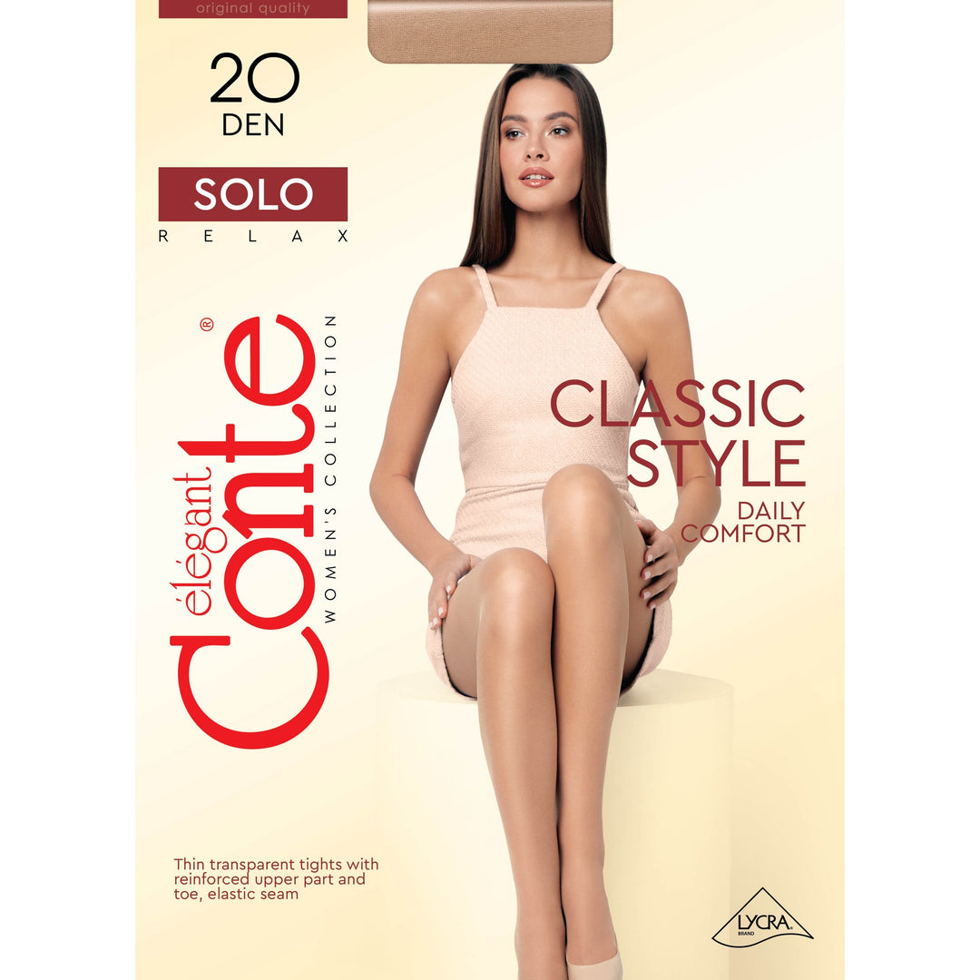 Tights Conte Solo 20 Den - Classic Pantyhose