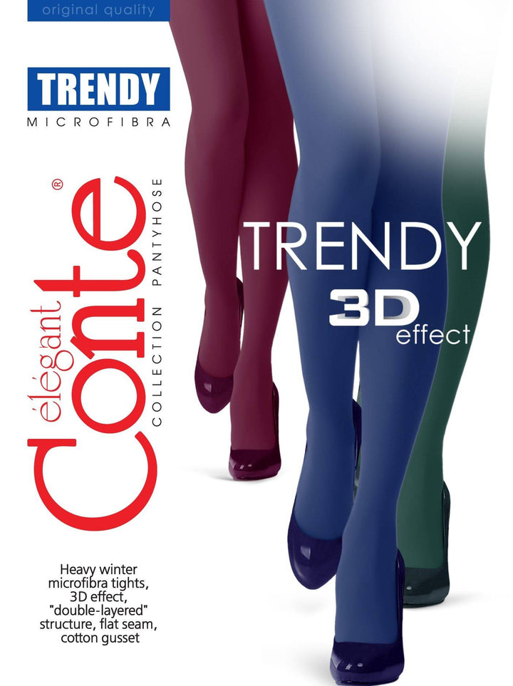 Колготки Conte Trendy 150 Den - Микрофибра 3D - эффект