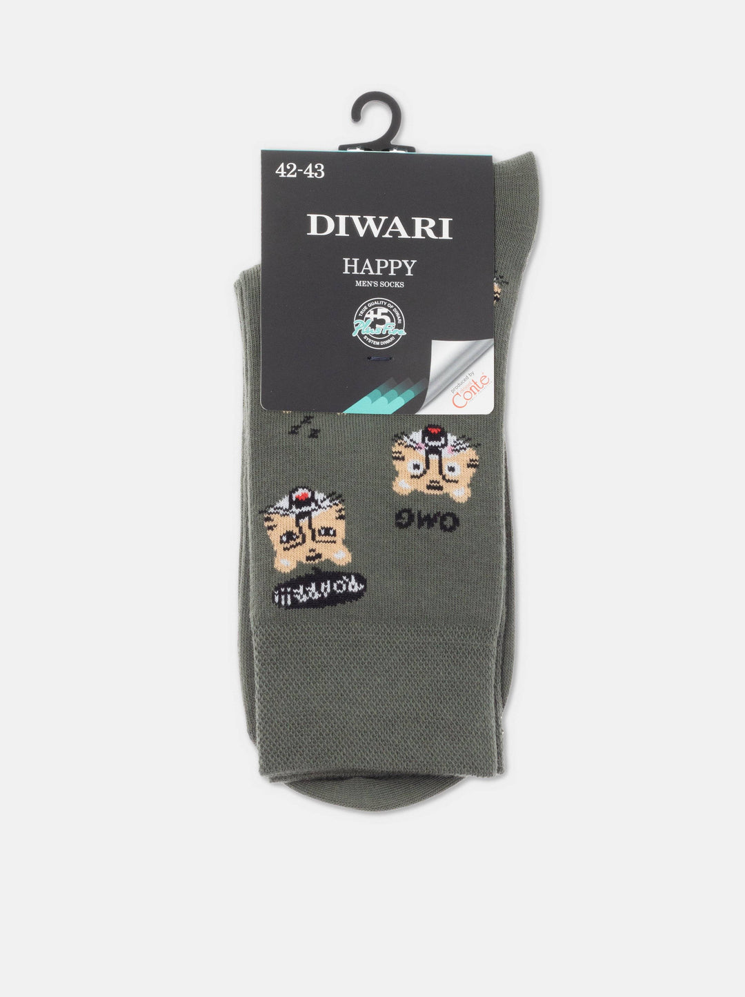 Хлопковые носки мужские Conte Diwari Happy 657