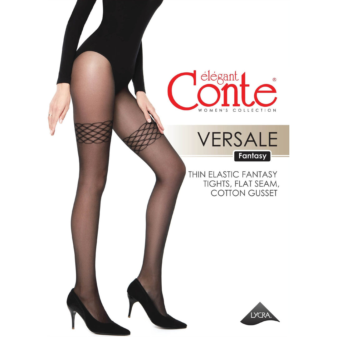Fantasy Tights Conte Versale - Openwork Stockings Imitation