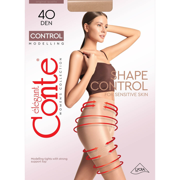 Tights Conte Control 40 Den - Ultra Slimming