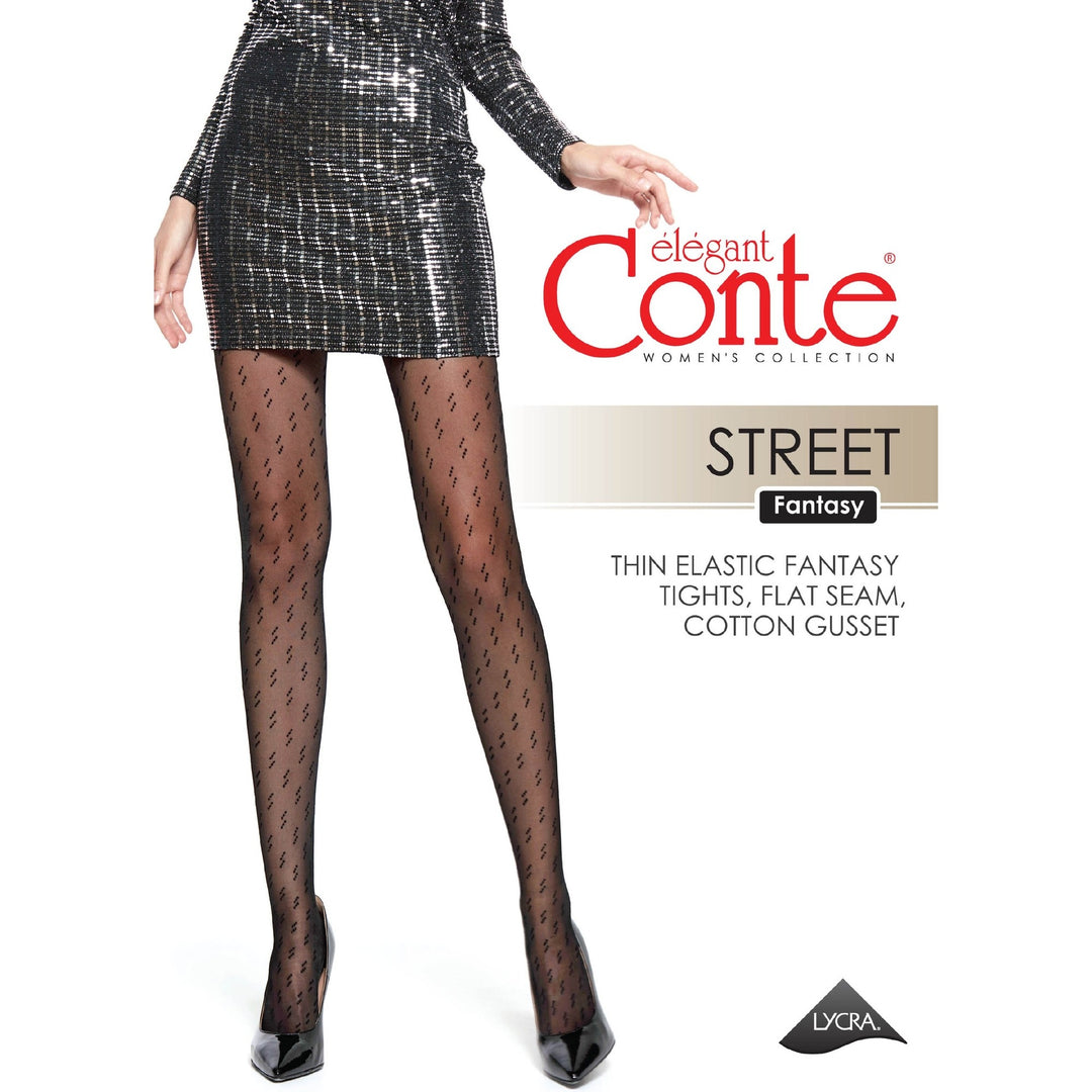 Fantasy Tights Conte Street - Triple Dot Pattern