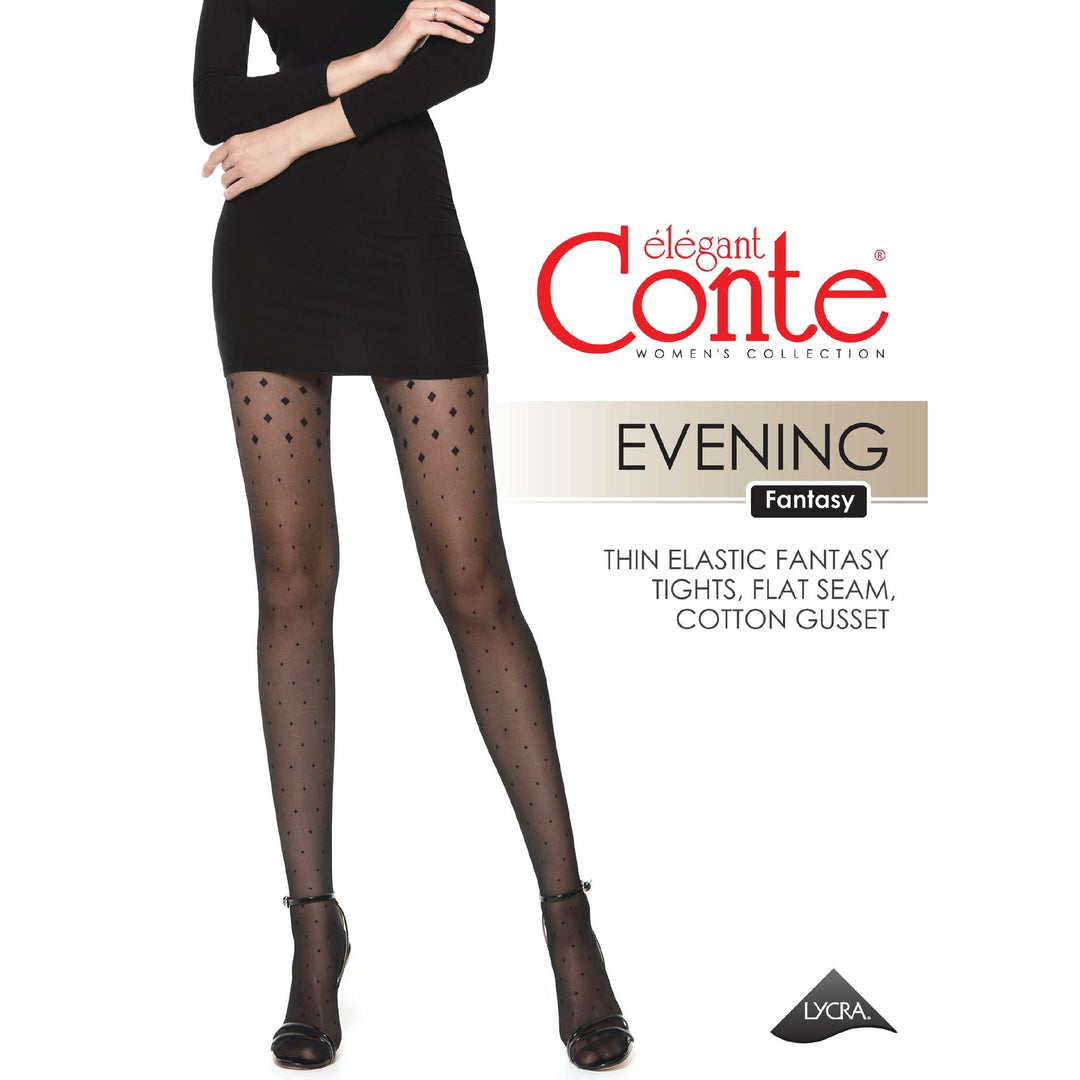 Fantasy Tights Conte Evening - Stockings Dots Triangles