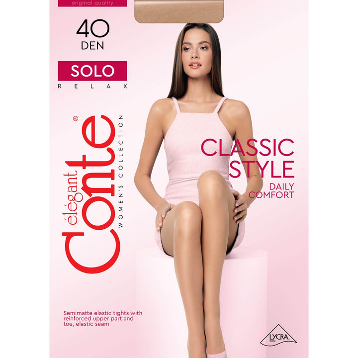 Tights Conte Solo 40 Den - Classic Pantyhose