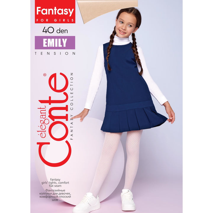 Conte Tights for girls - Emily 40 Den